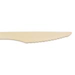 185 mm economic friendly biodegradable simple style wooden knife wrapped