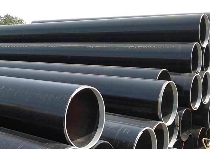 Black Painted LSAW Steel Pipe API 5L X52 PSL 1 PSL2