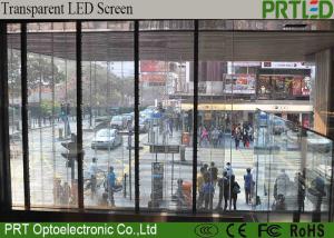 China P7.81 P15.625 Transparent LED Display Screen Glass Screen for indoor advertising factory