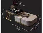 Hotel Custom Modern Marble Luxury Coffee Table With Hidden Storage