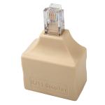 Unshielded RJ11 Modular Adapter Female To Female One Revolution