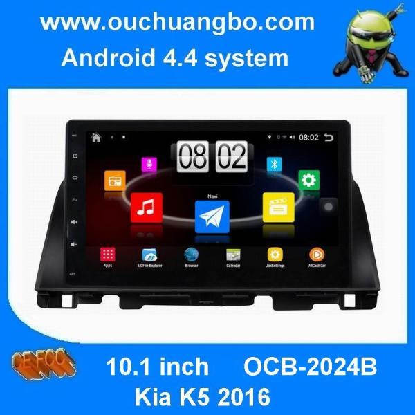 China Ouchuangbo car audio dvd player android 4.4 for Kia K5 2016 support GPS Navigation BT SWC Radio mirror link German menu factory