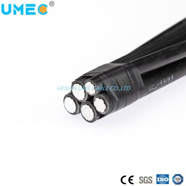 5 Core Caai Aluminum Conductor Insulated Aerial Bundled Cable for Low Voltage