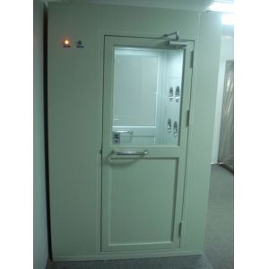 China Three Side Blower Automatic Cleanroom Air Shower With Adjustable Nozzles on sale