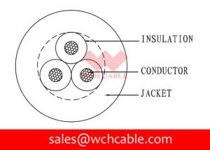 China UL21394 TPE Jacketed Cable: 28AWGx3C factory