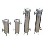 SS304 316L Single Bag Water Pre Filter Housing With 10 20 40 Inch Length