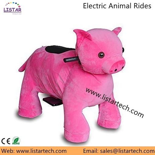 Plush Battery Operated Animal Rides with a Soft Body and an Innovative Driving