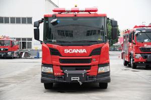 China SCANIA 4T Water Foam Tank Fire Truck Good Price Specialized China Manufacturer factory