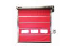 Self Trouble-Shooting Recognizing System Roll Up Door Black Curtain , Galvanized