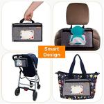 Reusable Baby Wet Bag Front Wipe Pocket Head Cushion Hugh Space For Essentials