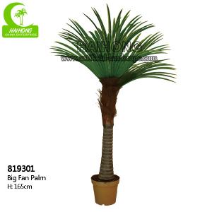 China High Imitation 165cm Big Fan Artificial Tropical Tree Luxury factory