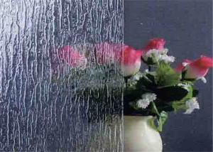 China Decorating Clear Patterned Glass , 3mm Thickness Patterned Figured Glass factory
