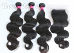 No Mix No Chemical 100% Brazilian Virgin Hair Deep Wave with Lace Closure