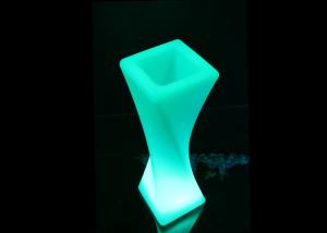 China Plastic Wireless Glow In The Dark Flower Pots Elegant Desigh For Nightclub factory