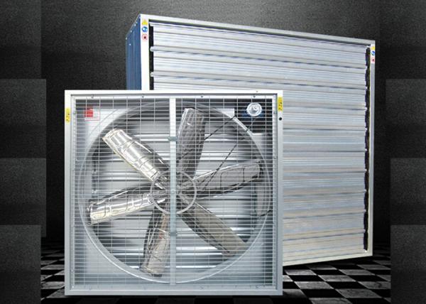 Industrial Poultry Greenhouse Cooling Fans 50 Inch Blades 1.1KW 380V 50 HZ 3