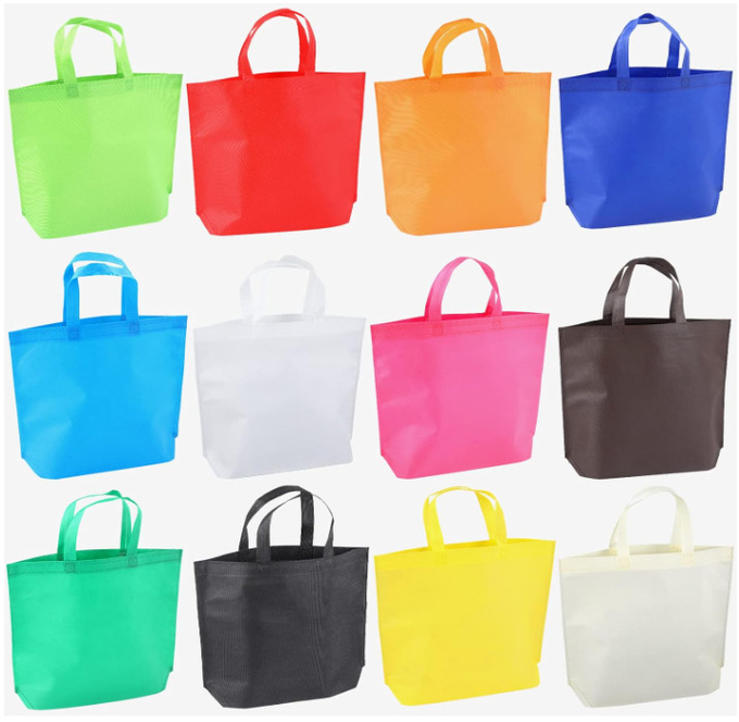 Acceptable Small Order With Logo Printing Non Woven Gift Bag Customization No Side With Bottom Shopping Bags