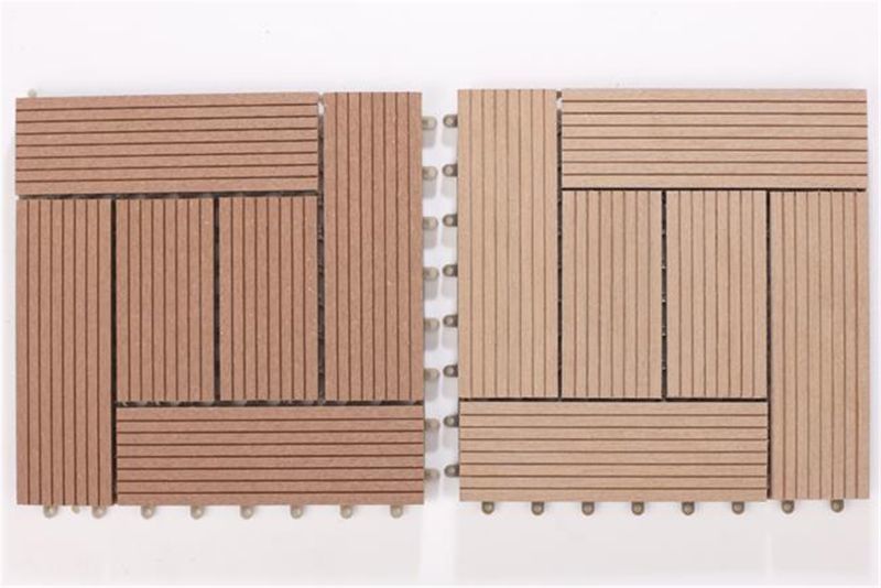 Synthetic Wood Plastic Composite/WPC Outdoor Decking Floor Tiles