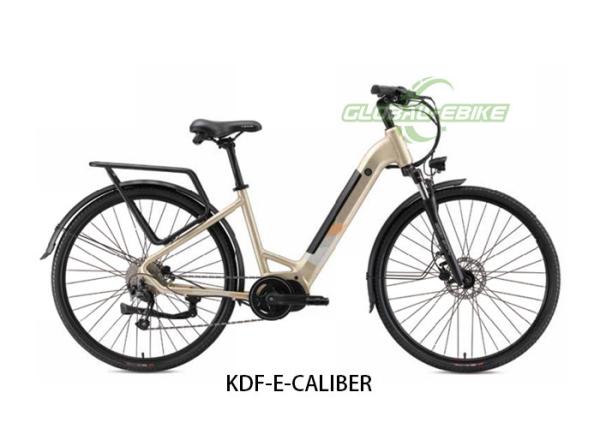 Caliber 700C Electric Urban Bike With Mid Motor , Shimano 9-Speed And Hydraulic