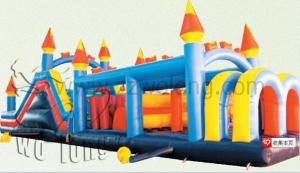 China inflatable sports obstacle course, playground outdoor obstacle course factory