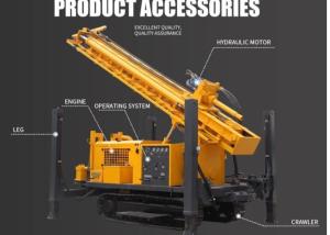 China OEM 350 Meters 140kw Pneumatic Borewell Machine 1 Year Warranty factory