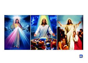 China 30X40cm Flip Wall Art Posters Religion Jesus Christ / Virgin Mary Theme factory
