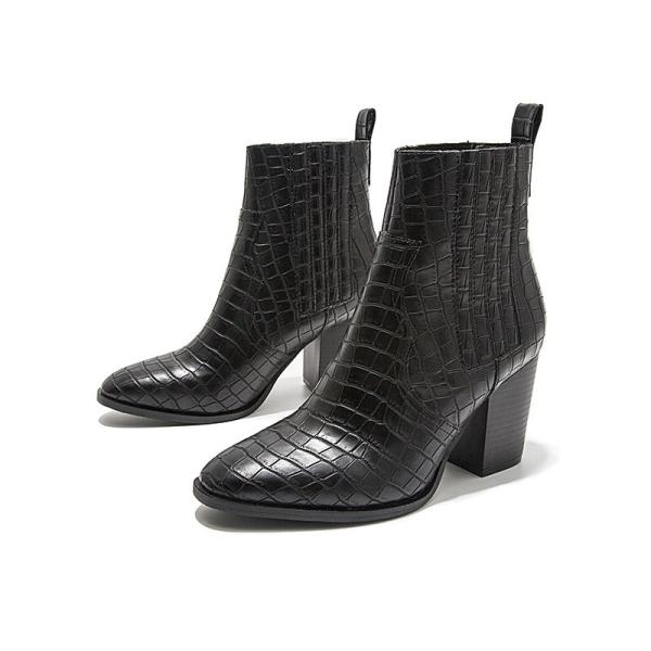 YTH025 Shoes Metal Chain Children'S Boots Autumn 2021 New Fashion Stiletto High