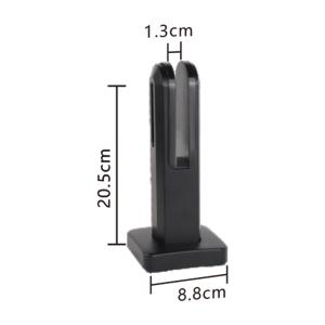 China Aluminum Alloy Pointed Clip Glass Railing Clamp for Simple Design Balcony Staircase factory
