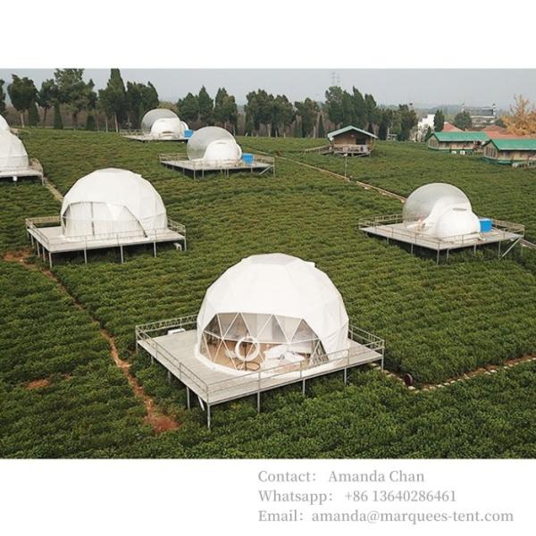 High Security Plastic Inflatable Clear Glamping Cottage Garden Bubble Dome Camping Hotel Tent