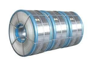 China Q195, SGCC Z10 - Z27 400mm Regular spangle Hot Dipped Galvanized Steel Strip / Strips factory