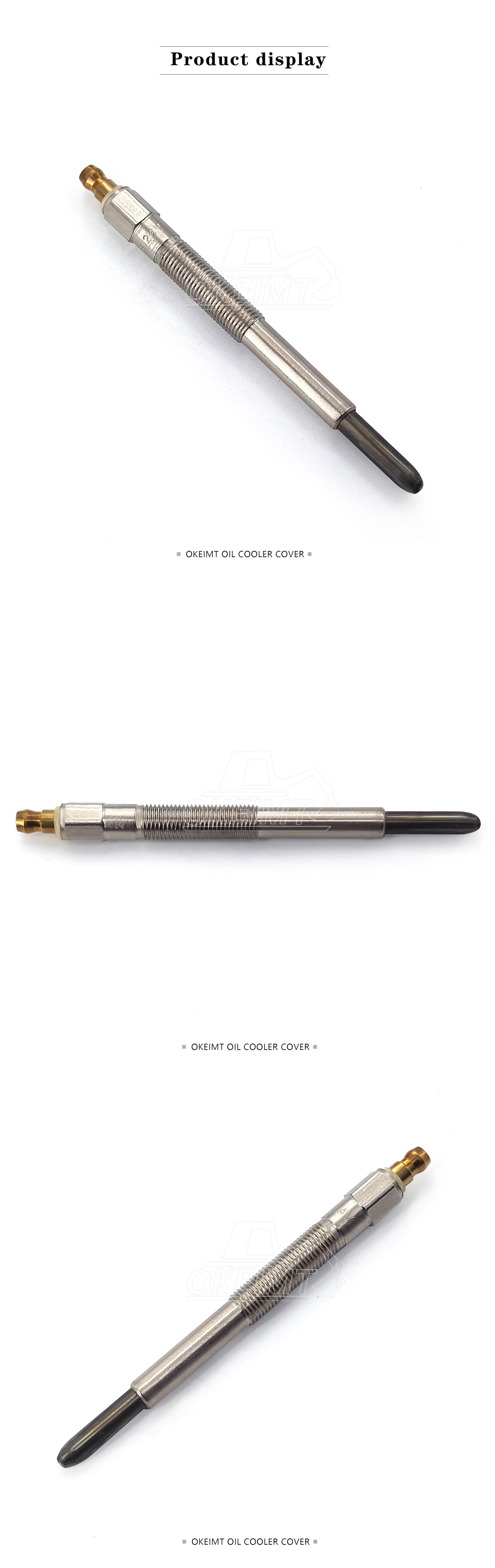 OKEIMT High Performance Excavator Engine Parts S6K 24V Glow Plug