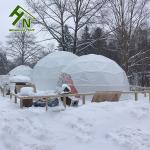 Strong snow load hotel geodesic dome tent