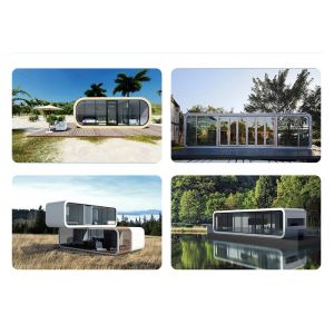 Apple Cabin Modern Modular Shipping Prefab Container Pod Shaped Movable