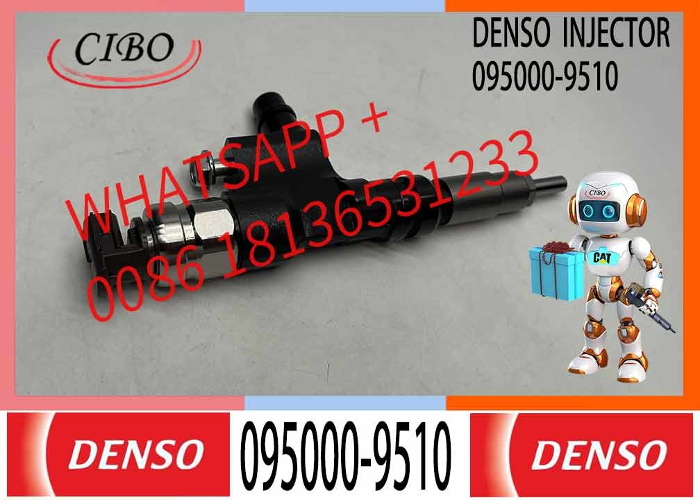 New Diesel Fuel Common Rail Injector 095000-9510 23670-E0510 For TOYOTA DYNA N04C TOYOACE 200 EURO 5 4.0D