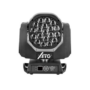 China IP44 19pcs 15w Rgbw Led Beam Zoom Wash Stage Light Moving Head Dj Party Stage Equipment factory