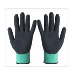 Turquoise Green Nylon Spandex Knit Industrial Use Mechanics Safety Protective