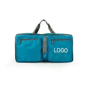China Canvas Tote Custom Promotional Bags Two Outside Pockets SGS Certificate factory
