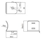Stable Reliable Mounting Brackets Car Color Zinc - Plated ZJ-005