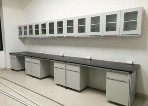 China Science Wood Lab Furniture Bench All Steel Frame For Chemical Laboratory factory