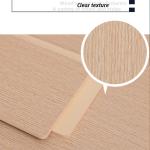Waterproof And Mildew Proof Flat Wood Grain 1220mm Decorative PVC Wallboard Wall