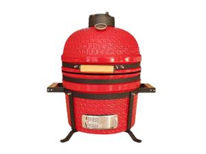 China Garden Middle Charcoal Red 15 Inch Kamado Grill BBQ factory