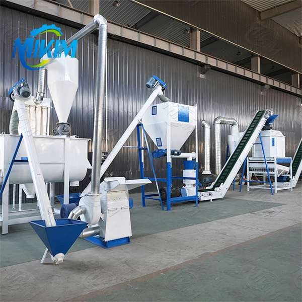 Poultry feed production line