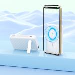 Wireless PowerBank Quick Charging 5000mAh 10W Black Magnetic Charger Fireproof