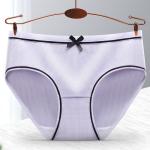 Ladies Underwear Cheap Sexy Seamless Low Rise One-Piece Ice Silk Panties