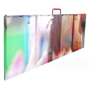 China Customized Indoor Transparent LED Screen Panels 500mm*125mm 500mm*125mm factory