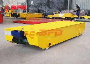 China Electric Rail Freight Transport Battery Transfer Cart Heavy Duty Aluminum Product factory