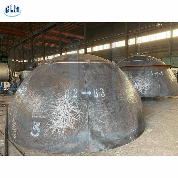 201 Stainless Steel 89mm 1000mm Torispherical Dished End Hemispherical Heads For