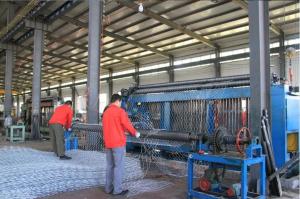 Heavy Hexagonal Gabion Wire Mesh Machine 2.5m 3m Or 4.3m Length 100*120mm Hole Size
