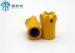 Tungsten Carbide 40mm Tapered Button Bit Small Hole Blasting Tool