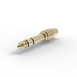 Metal Headphone 6.35 Mm Jack Plug Waterproof Through Hole Mounting