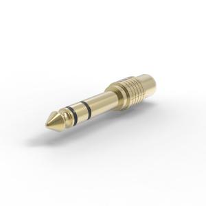 China Metal Headphone 6.35 Mm Jack Plug Waterproof Through Hole Mounting factory